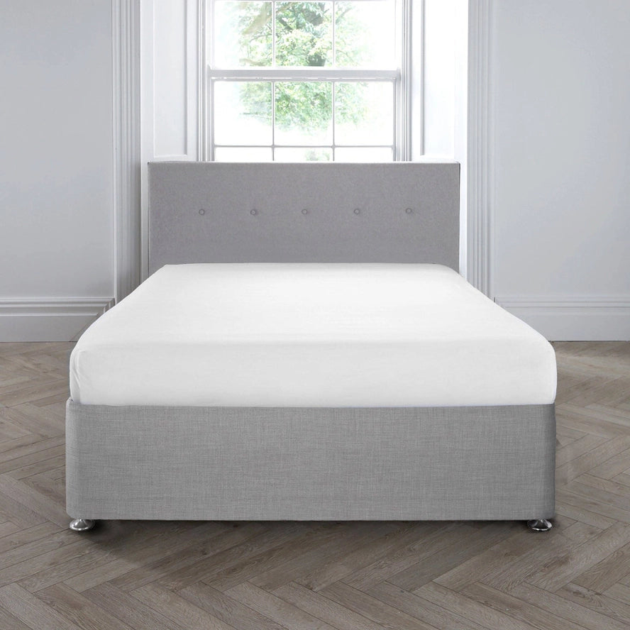Fitted Sheet - White (35cm deep)