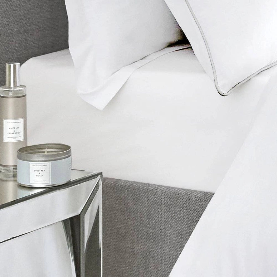 Fitted Sheet - White (35cm deep)