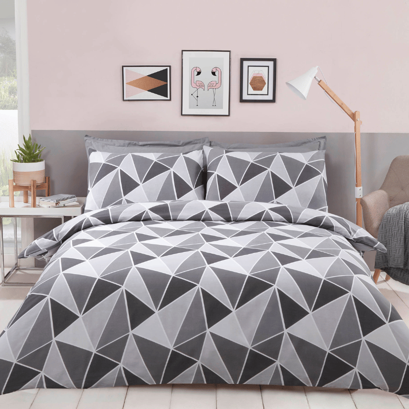 Leo Grey Duvet Cover Set