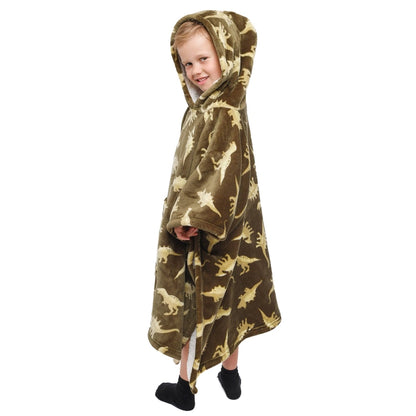 Bedlam Dino Hooded Throw