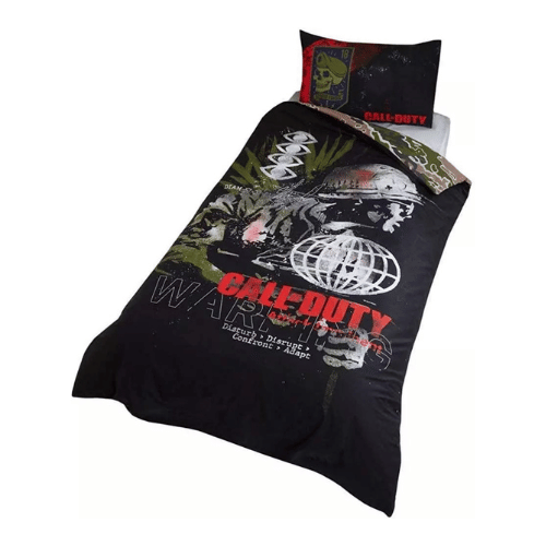 Call Of Duty Warning Single Duvet Cover Set