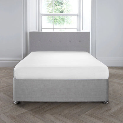 Fitted Sheet - White (35cm deep)