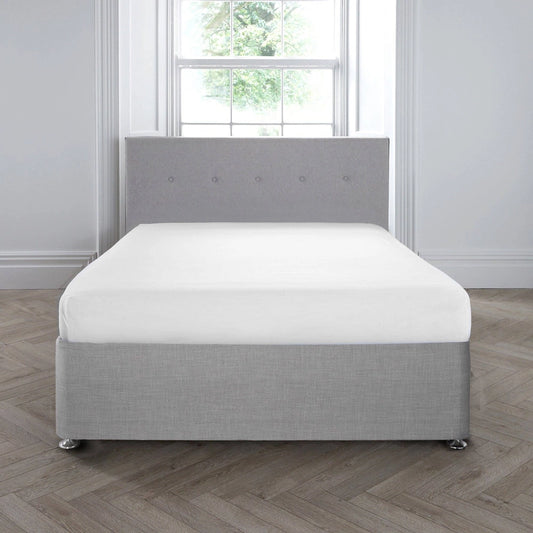 Fitted Sheet - White (35cm deep)
