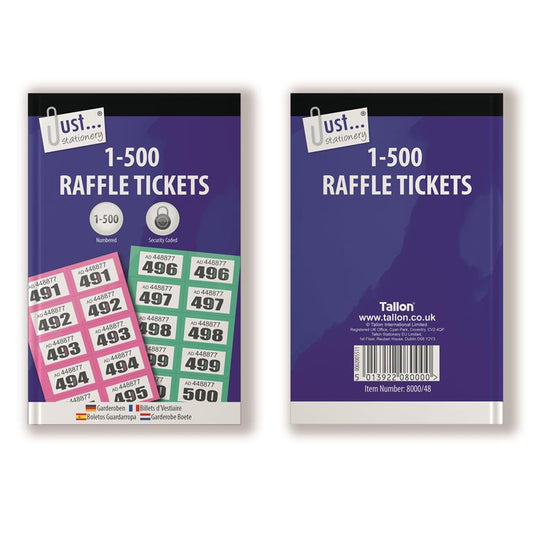 Raffle Tickets 1-500