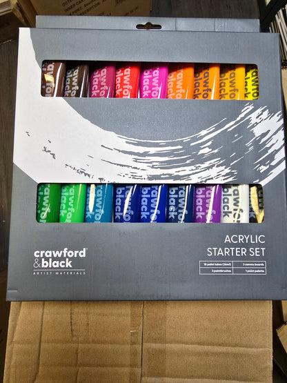 Crawford & Black Acrylic Starter Set 25pcs